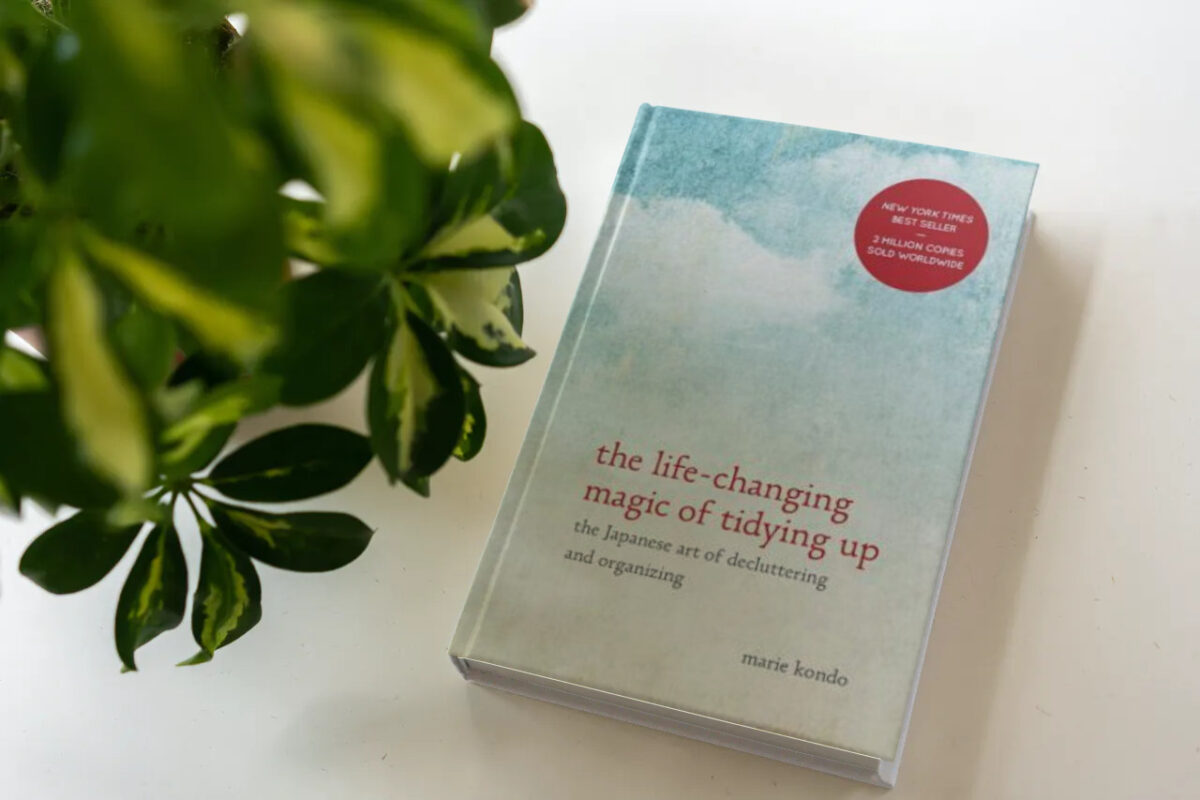 Best decluttering book 1: The Life-Changing Magic of Tidying Up - Marie Kondo