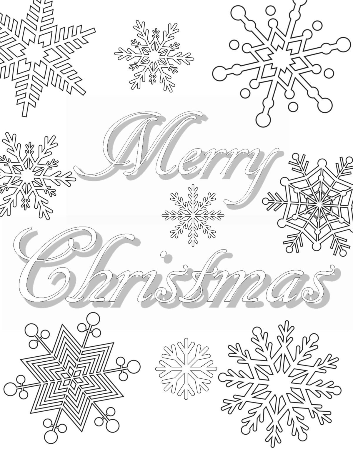 Free Printable Christmas Coloring Pages For Adults