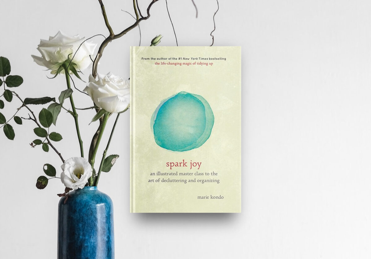 Best decluttering book 2: Spark Joy-An Illustrated Master Class on the Art of Organizing and Tidying Up - Marie Kondo.