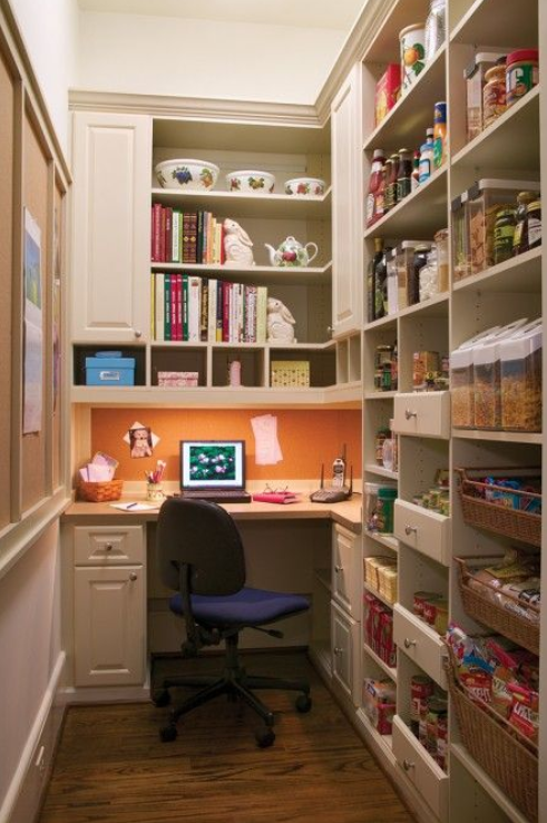 Home Office Idea: A Pantry