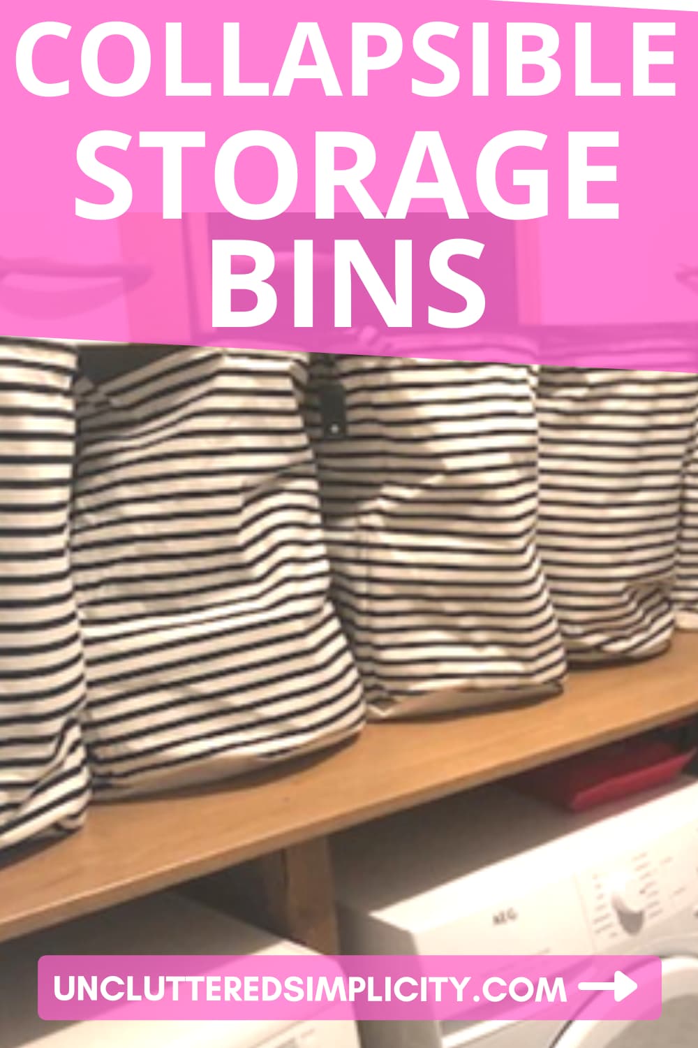 organizing products collapsible bins