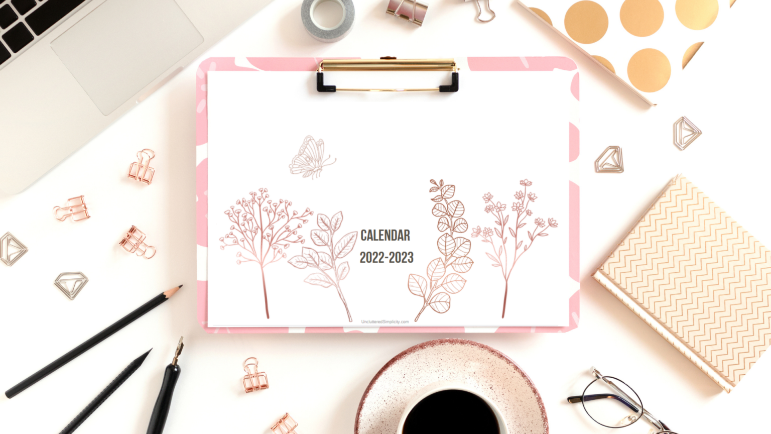 Free 2023 Printable Calendar To Get Organized | Organize & Declutter