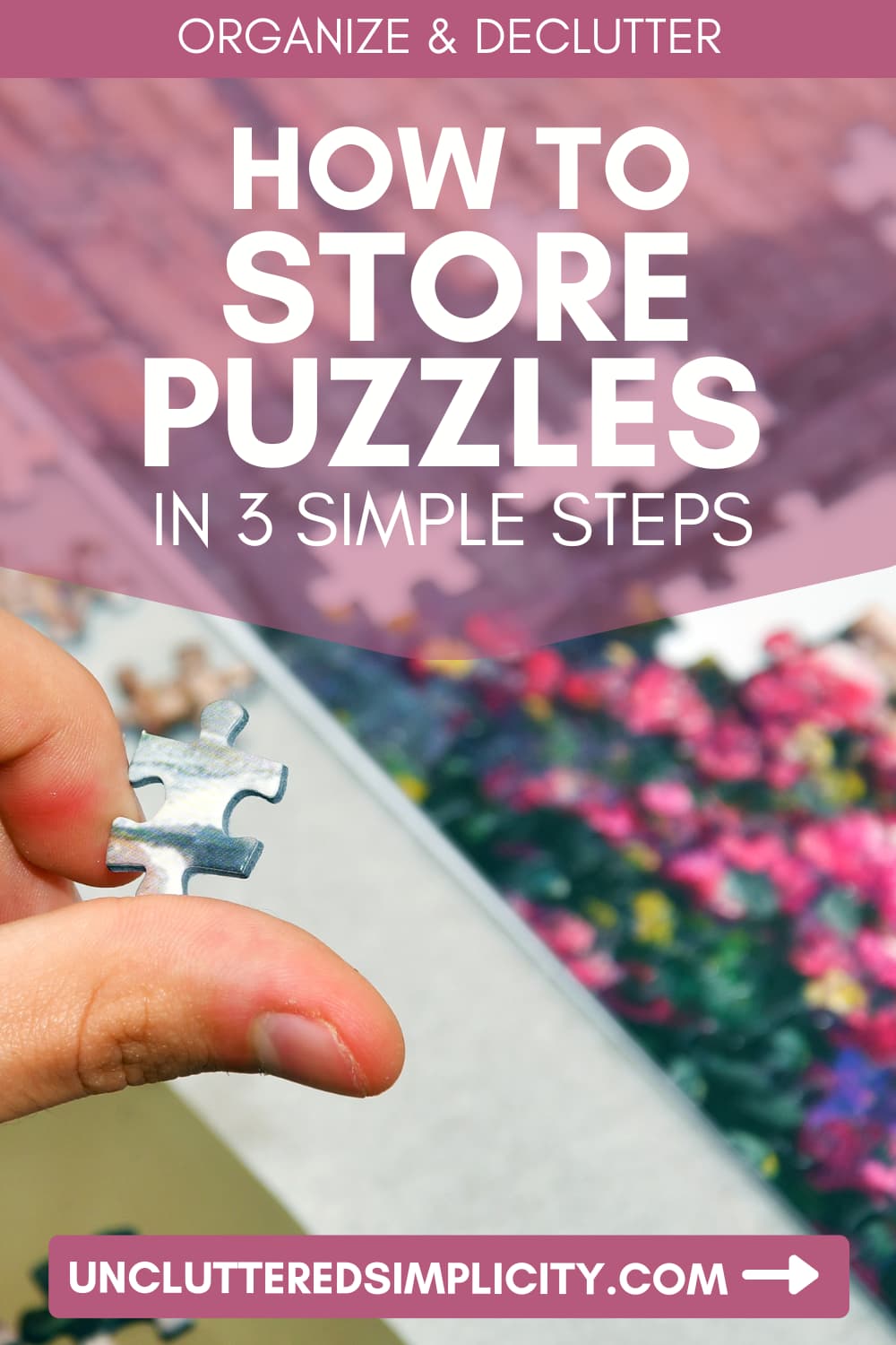 Pin_How To Store Puzzles