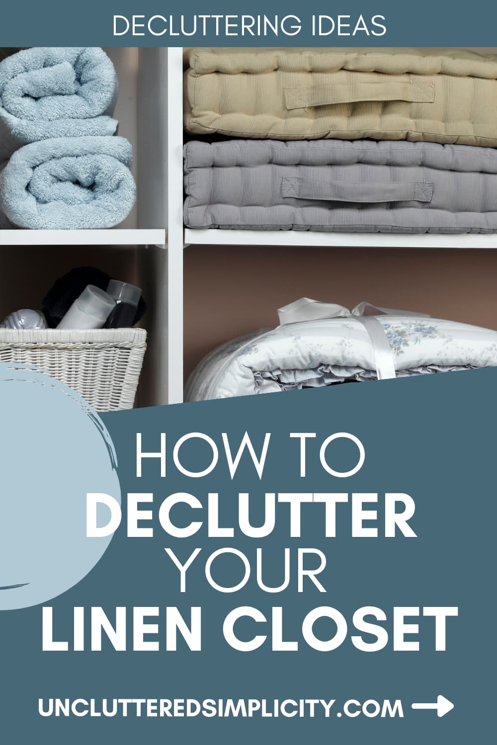 Pin How to Declutter Your Linen Closet